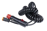 Strands Kabel med DT - kontakt + Cigplug, 5m, ON/OFF - knapp - Carlevel - 