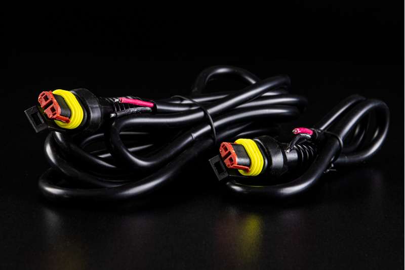 Strands kabel Super Seal hona 2m 2x1mm² – belysningskabelsats – produktbild framifrån | Strands Lighting Division
