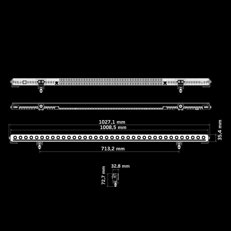 Strands Nuuk D-Line Ledramp 40" – 19600 lumen extraljus - Carlevel AB - Fordon och delar > Fordonsdelar > Belysning > Extraljus