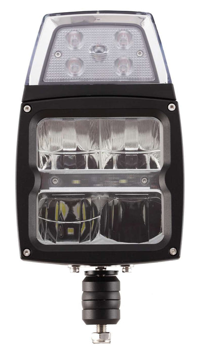 Ploglampa Strands Lighting Division 4-funktion helljus halvljus varningsljus – i användning | Strands Lighting Division