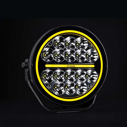 Strands Siberia XP 7" LED Extraljus – 5710 lm Xperience – produktbild framifrån | Strands Lighting Division