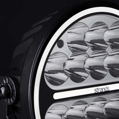 Strands Siberia XP 7" LED Extraljus – 5710 lm Xperience – produktvy från sidan | Strands Lighting Division