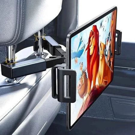 Surfplattshållare bil justerbar iPad tablet – Till nackstöd baksäte - Carlevel AB - Fordon och delar > Fordonstillbehör
