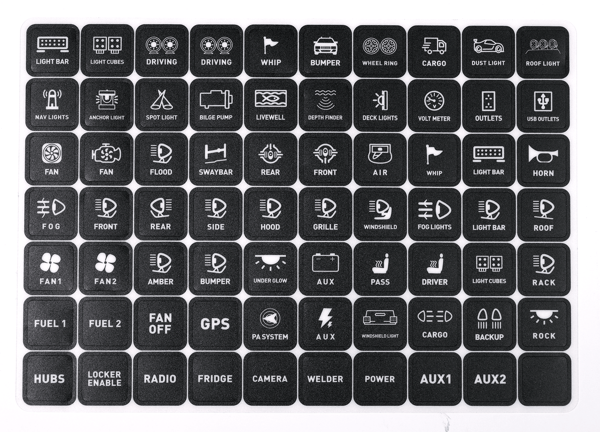 Switch Panel – 4 Channel – 12-24V DC - Carlevel AB - Fordon och delar > Fordonsverktyg