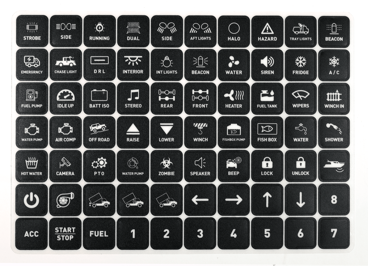Switch Panel – 4 Channel – 12-24V DC - Carlevel AB - Fordon och delar > Fordonsverktyg