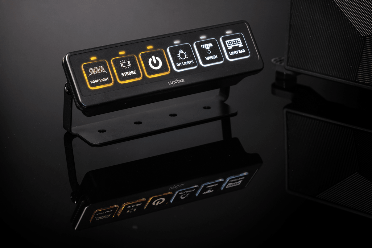 Switch Panel – 6 Channel – 12-24V DC - Carlevel AB - Fordon och delar > Fordonsverktyg