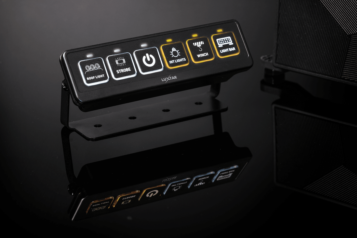 Switch Panel – 6 Channel – 12-24V DC - Carlevel AB - Fordon och delar > Fordonsverktyg