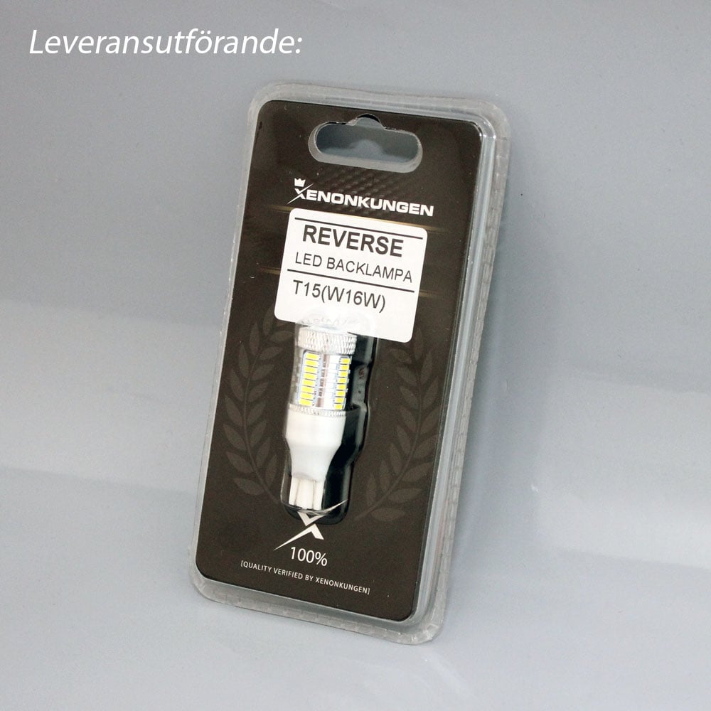 T15 – W16W LED Backlampa 360LM - Carlevel AB - Fordon och delar > Fordonsdelar > Belysning