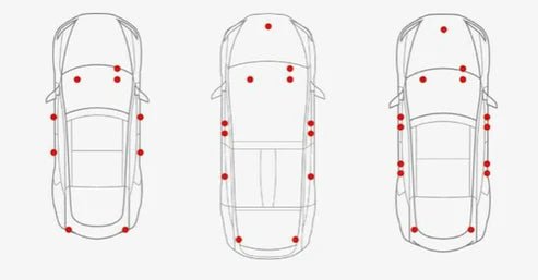 Tesla led lampor lila 2 – Pack - Carlevel AB - Fordon och delar > Fordonsdelar > Belysning
