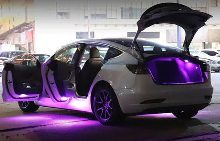 Tesla led lampor lila 2 – Pack - Carlevel AB - Fordon och delar > Fordonsdelar > Belysning