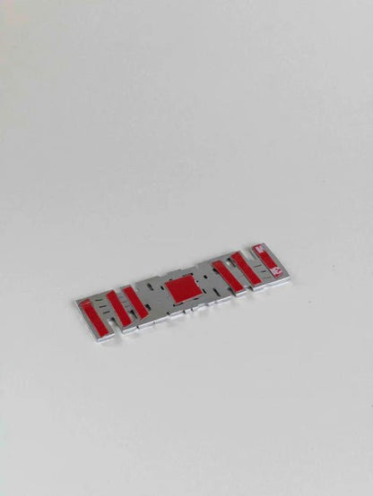 Tesla Plaid Emblem/Badge Silver - Carlevel AB - Fordon och delar > Fordonstillbehör