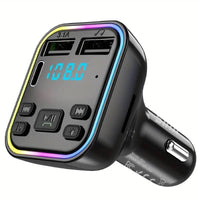 Trådlös FM-sändare biladapter – Handsfree MP3 USB-C snabbladdning - Carlevel AB - Fordon och delar > Fordonstillbehör