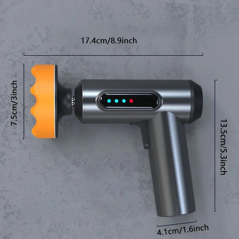 Trådlös Polermaskin – 1300 Varv/Min, 80W, USB - Uppladdningsbar & Ergonomisk Design för Bilvaxning & Reparation - Carlevel - 