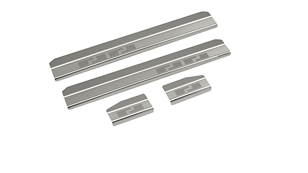 Tröskelskydd Nissan Micra 2017–2022 – rostfritt stål - Carlevel AB - Fordon och delar > Fordonsdelar > Karossdelar