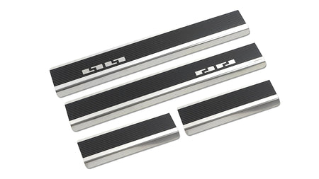Tröskelskydd till Hyundai i10 II 2014–2019 – Kolfiber-look - Carlevel AB - Fordon och delar > Fordonsdelar > Karossdelar