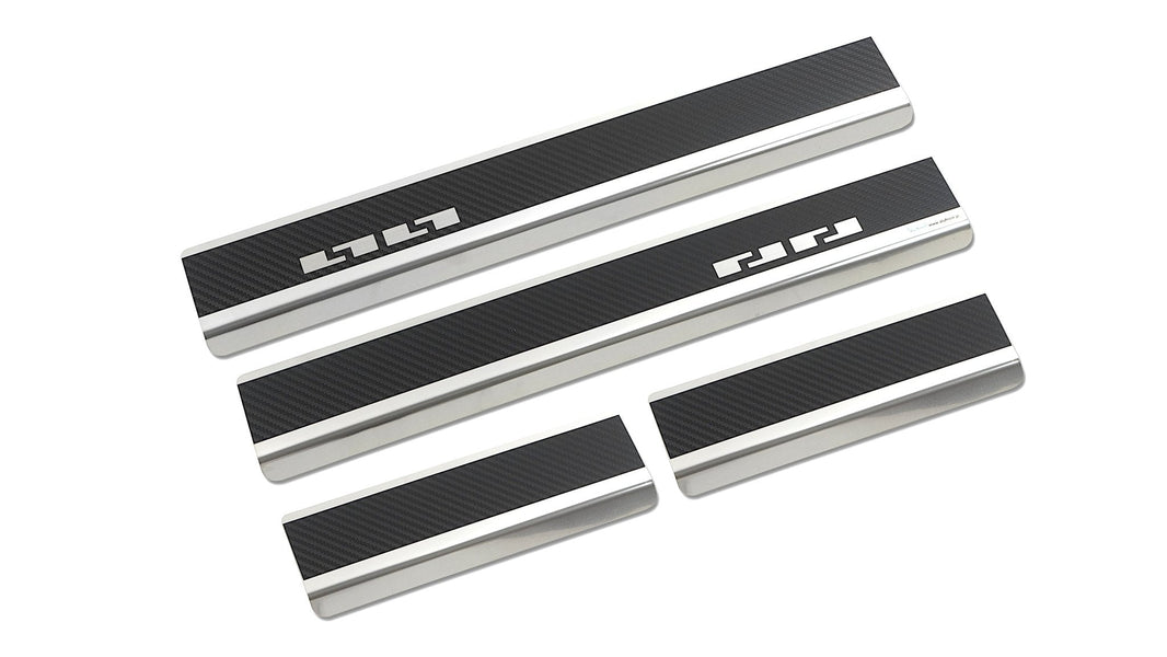Tröskelskydd VW T5 Transporter m.fl. 2003–2015 – Kolfiberlook - Carlevel AB - Fordon och delar > Fordonsdelar > Karossdelar