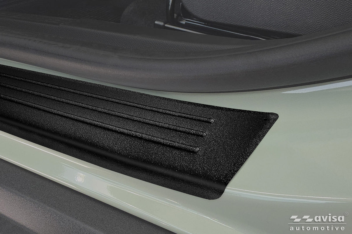 Tröskelskydd Black Mat Fiat Grande Panda 2025+ – Mattsvart | AVISA – bild 2