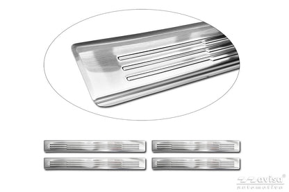 Tröskelskydd Lines Mazda CX-5 III 2025+ – Silver satin | AVISA – bild 1
