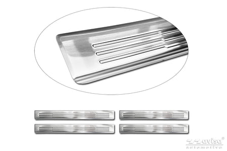 Tröskelskydd Lines Mazda CX-5 III 2025+ – Silver satin | AVISA – bild 1