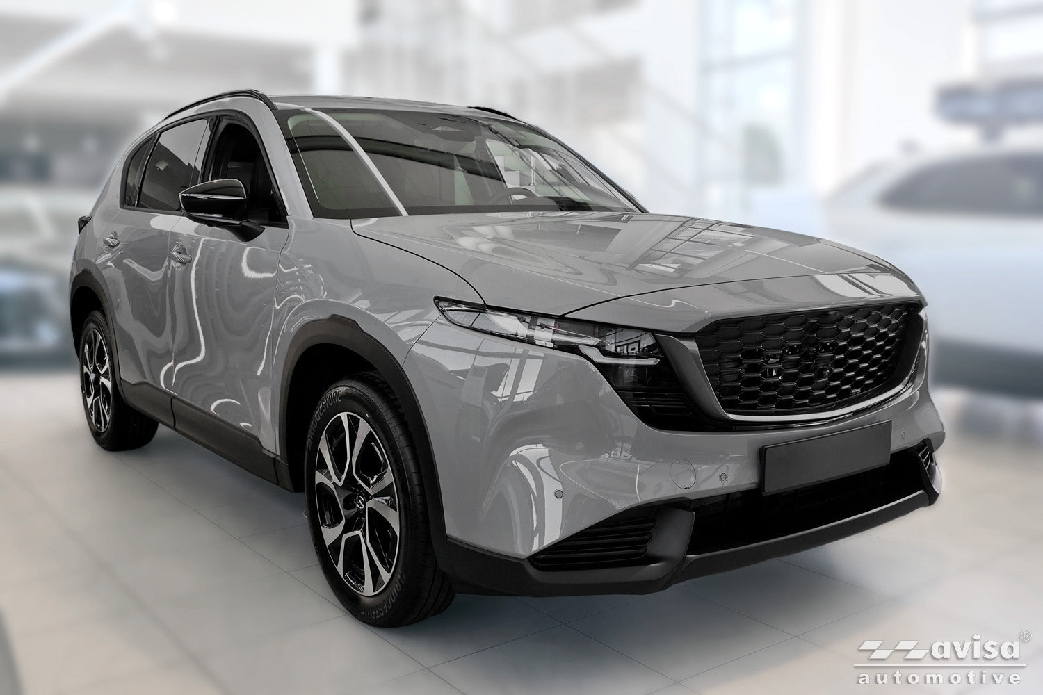 Tröskelskydd Lines Mazda CX-5 III 2025+ – Silver satin | AVISA – bild 6