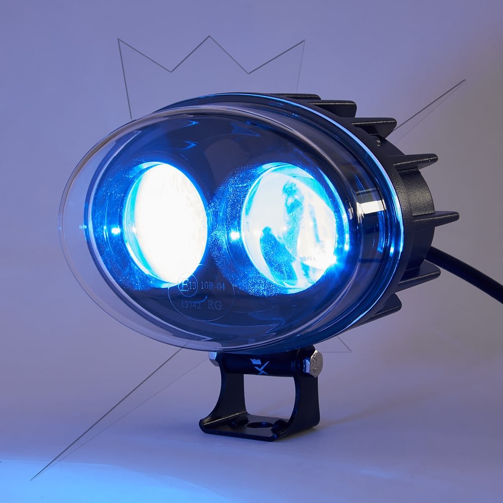 Truck LED ljus 6W Spot, Blå - Carlevel AB - Fordon och delar > Fordonsdelar > Belysning