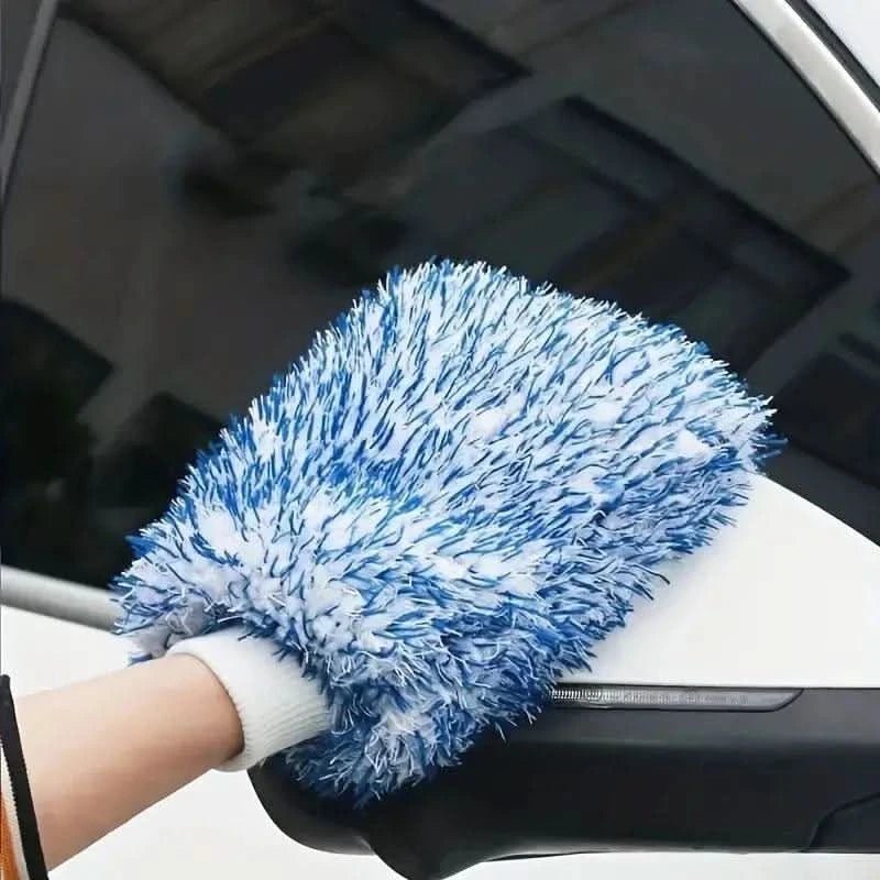 Tvätthandske Mikrofiber – Skonsam Rengöring Minimera Tvättrepor - Carlevel AB - Fordon och delar > Fordonsunderhåll > Bilvård