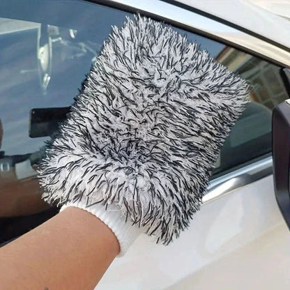 Tvätthandske Mikrofiber – Skonsam Rengöring Minimera Tvättrepor - Carlevel AB - Fordon och delar > Fordonsunderhåll > Bilvård
