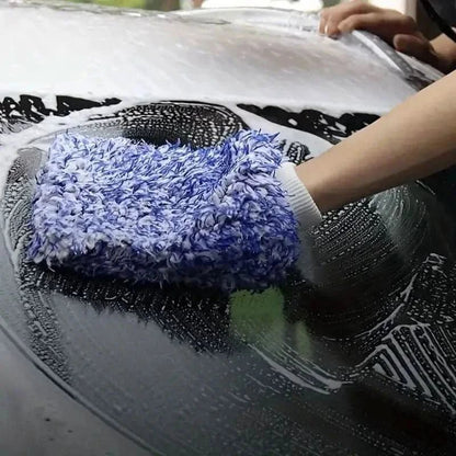 Tvätthandske Mikrofiber – Skonsam Rengöring Minimera Tvättrepor - Carlevel AB - Fordon och delar > Fordonsunderhåll > Bilvård