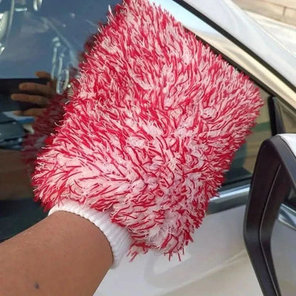 Tvätthandske Mikrofiber – Skonsam Rengöring Minimera Tvättrepor - Carlevel AB - Fordon och delar > Fordonsunderhåll > Bilvård