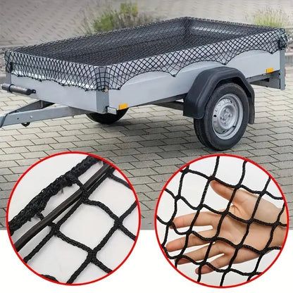 Universalt släpvagnsnät – Hållbart lastnät i svart polyester - Carlevel AB - Fordon och delar > Fordonstillbehör