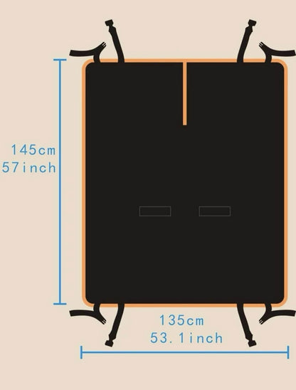 Vedenpitävä takapenkin suojus lemmikkieläimille - Suojaa istuimet ja tarjoa mukavuutta lemmikillesi - Carlevel - 