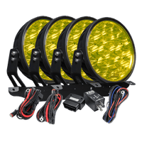 W – Light Phoenix W9 DARK RAD4 – Yellow - Carlevel AB - Fordon och delar > Fordonsdelar > Belysning > Extraljus