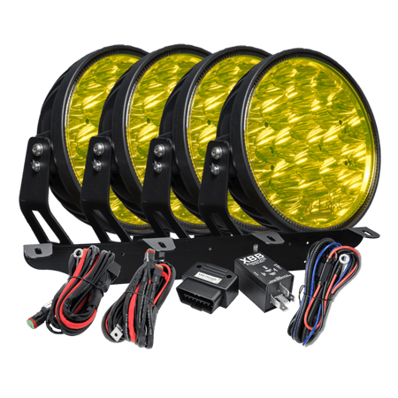W – Light Phoenix W9 DARK RAD4 – Yellow - Carlevel AB - Fordon och delar > Fordonsdelar > Belysning > Extraljus