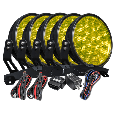 W – Light Phoenix W9 DARK RAD5 – Yellow - Carlevel AB - Fordon och delar > Fordonsdelar > Belysning > Extraljus