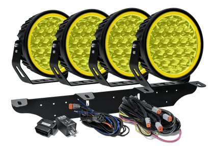 W – Light XTREME W9 RAD4 – Yellow - Carlevel AB - Fordon och delar > Fordonsdelar > Belysning > Extraljus