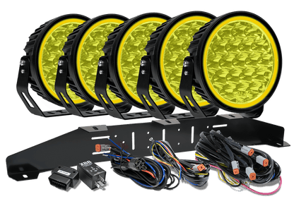 W – Light XTREME W9 RAD5 – Yellow - Carlevel AB - Fordon och delar > Fordonsdelar > Belysning > Extraljus