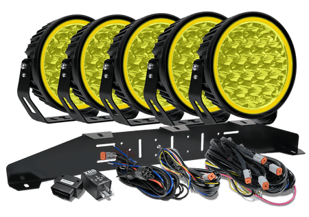 W – Light XTREME W9 RAD5 – Yellow - Carlevel AB - Fordon och delar > Fordonsdelar > Belysning > Extraljus
