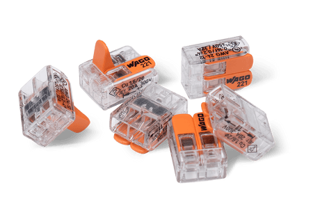 Wago 221 – 412 Splicing connector with levers – 2 – conductor 30 – P - Carlevel AB - Fordon och delar > Fordonsverktyg