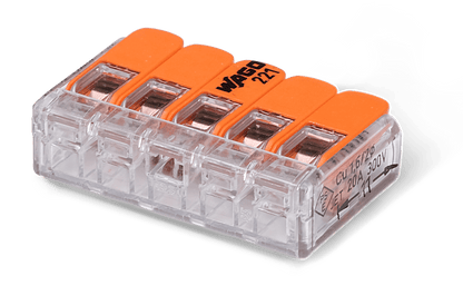 Wago 221 – 415 Splicing connector with levers – 5 – conductor 100 – P - Carlevel AB - Fordon och delar > Fordonsverktyg
