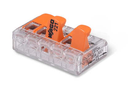 Wago 221 – 415 Splicing connector with levers – 5 – conductor 50 – P - Carlevel AB - Fordon och delar > Fordonsverktyg
